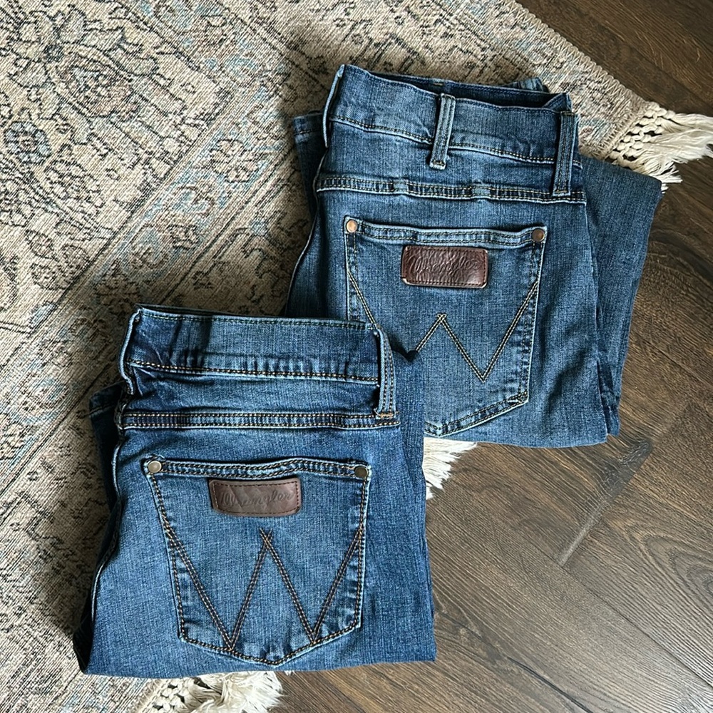 Bundle Wrangler Men’s Retro Slim Jeans